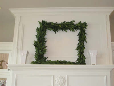 Mantel Design on Over   Kitchen Mantel Dressing   Design     La Famiglia Design Blog