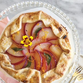 Rustic Plum & Basil Tart Rustic Plum & Basil Tart