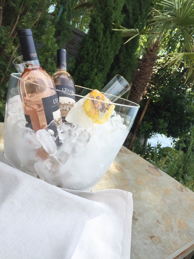 Ice Buckets with Flower Power Summer Entertaining Guide La Famiglia