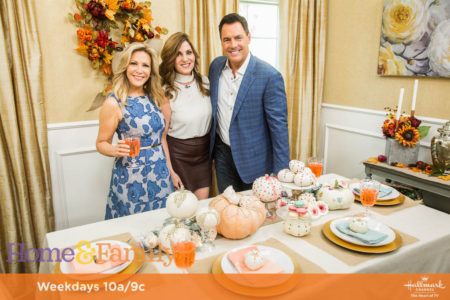 Mark Steines is joined by guest co-host Kym Douglas. Actor Sam Page from the Hallmark Movies & Mysteries original "The Perfect Christmas Present" joins us. NBC's "This Is Us" composer, Siddhartha Khosla visits our home. Chef Rocco DiSpirito cooks espresso meatloaf and spiced carrots. The first female coach in the NFL, Dr. Jen Welter shares her incredible journey. Cookie Good owner and baker Ross Canter makes trick-or-treat cookies. Tech reporter Rich DeMuro is here with the hottest new gadgets. Lifestyle expert Monica Hart creates an elegant Halloween tablescape. Matt Iseman shows us a DIY football toss game. Larissa Wohl gives a makeover to a shelter dog in need of a loving forever home. Lawrence Zarian is answering viewer fashion questions. Credit: © 2017 Crown Media United States, LLC | Photo: Alexx Henry Studios, LLC / jeremy lee