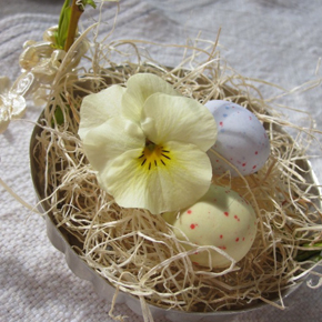 Easter Baskets ~ Vintage Tin & Willow