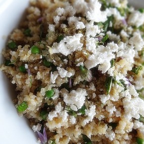 Quinoa with Peas, Mint and Chives