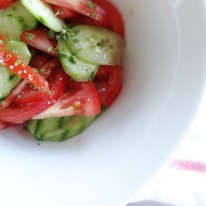 Go Getters Guide to: Tomato and Cukes Salad