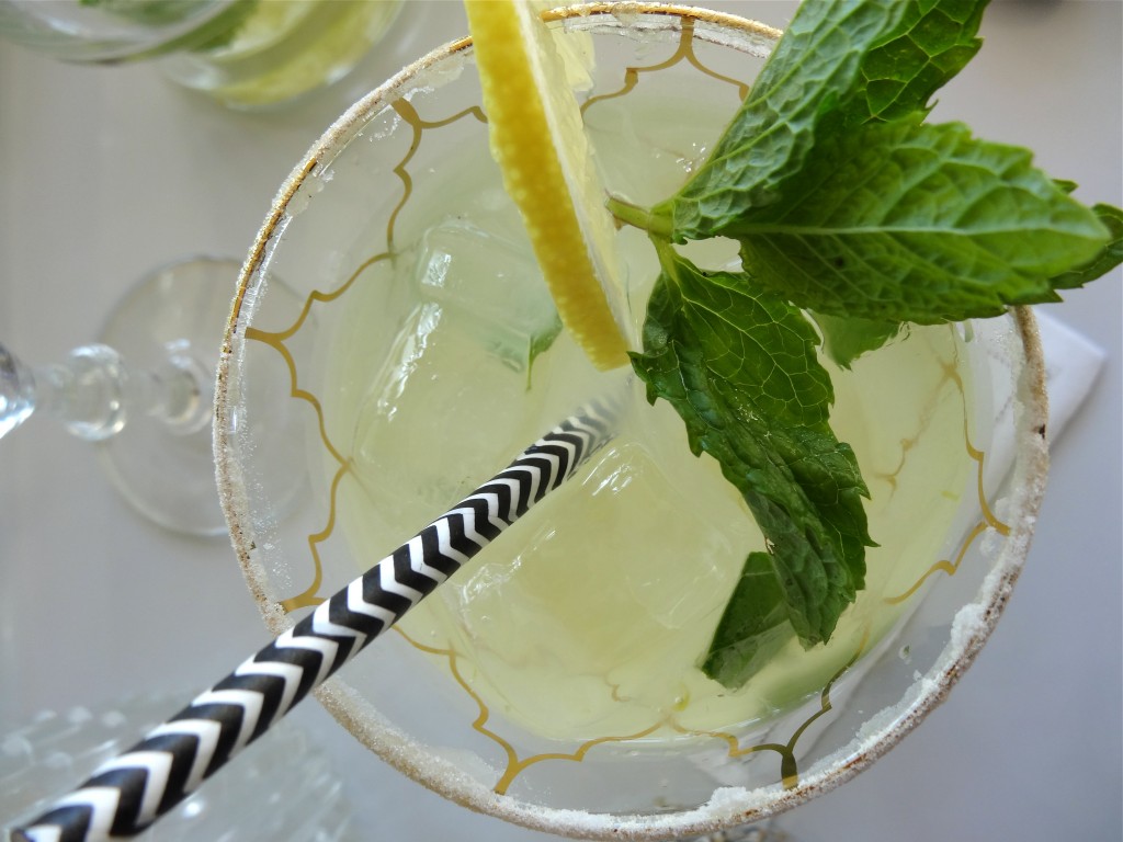 Cocktail Corner  - Lemon & Mint Cooler  - Monica Hart La Famiglia Design