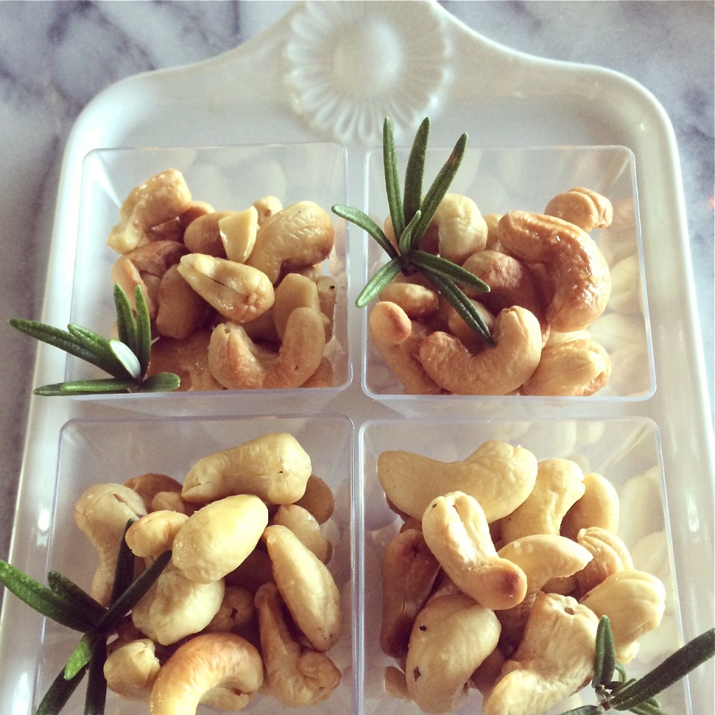 Roasted truffle salt & rosemary cashews - Monica Hart