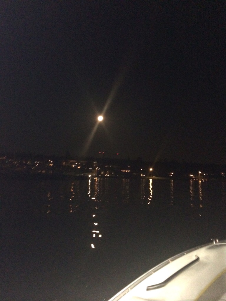 Super moon over Lake Washington Monica Hart 