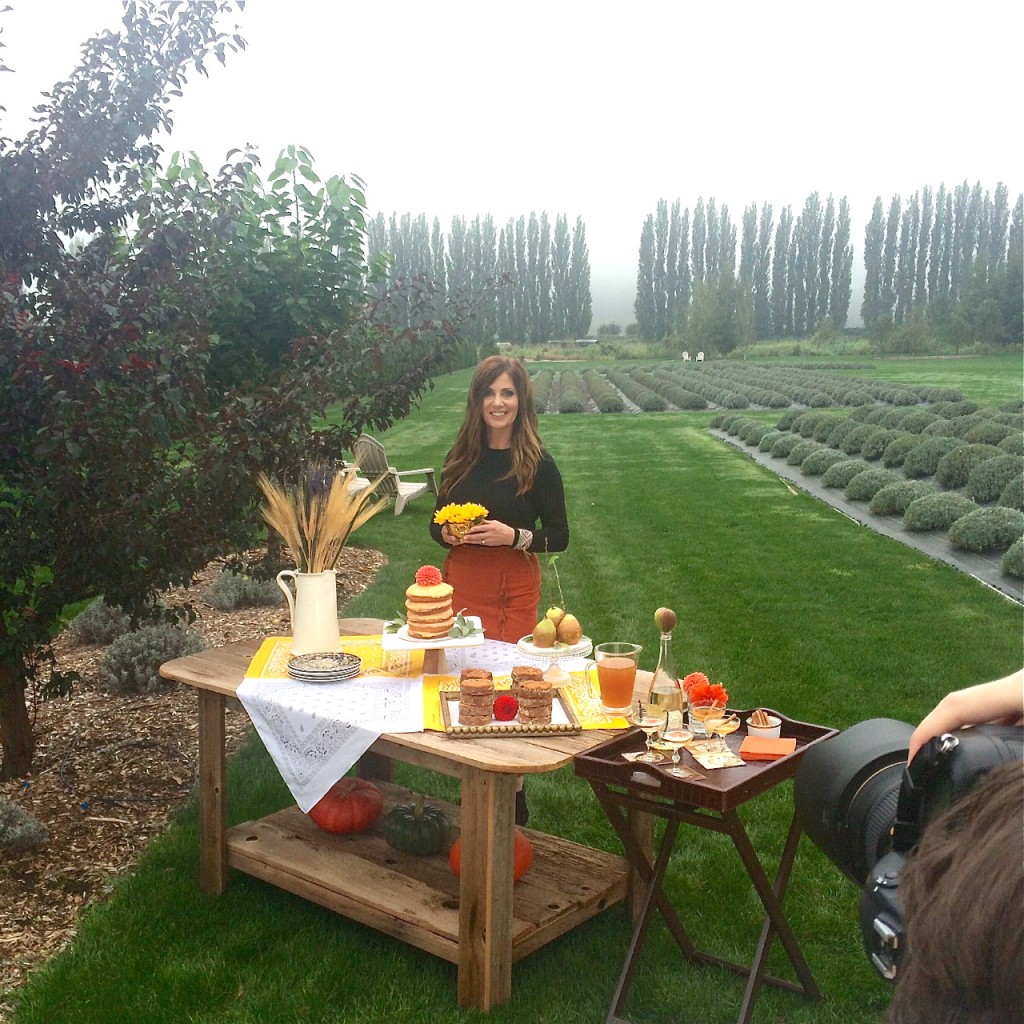 Monica Hart Behind the Scenes of 425 Magazine #Fall Photo Shoot at Woodinville Lavender