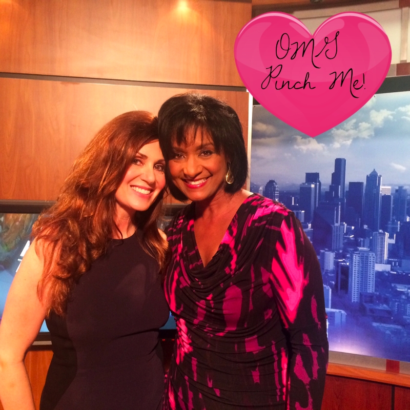 Monica Hart with Joyce Taylor from KING 5 Morning News