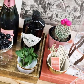 Savvy Spring Bar Cart Style - Weekend Vibes