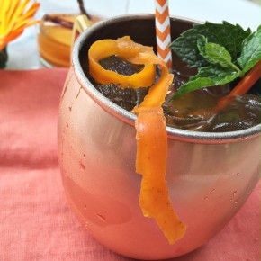 Persimmon & Spice Moscow Mule Cocktail