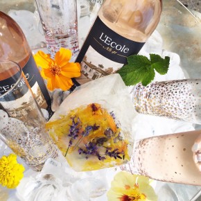 Ice Buckets with Flower Power - Summer Entertaining Guide Ice Buckets with Flower Power - Summer Entertaining Guide