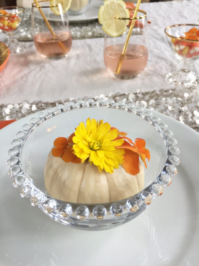 Fresh Floral No Carve DIY Pumpkins - Monica Hart La Famiglia Design