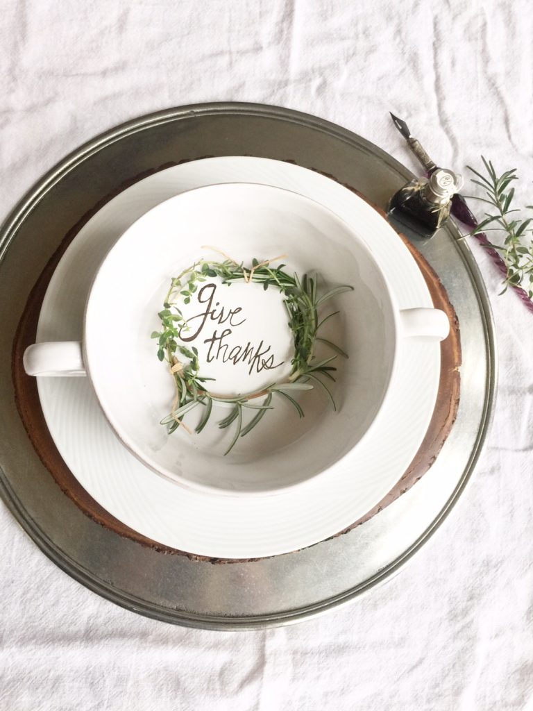 Thanksgiving Herb Wreath - Monica Hart La Famiglia Design