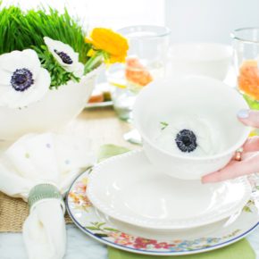 WIN this POP of Spring Tablescape from The Bellevue Collection!
