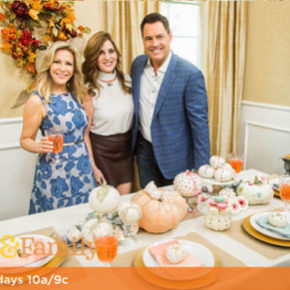 Elegant Fall Tablescape on Home and Family Television!